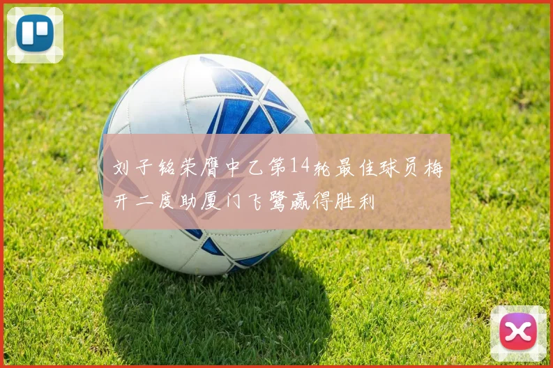 刘子铭荣膺中乙第14轮最佳球员梅开二度助厦门飞鹭赢得胜利